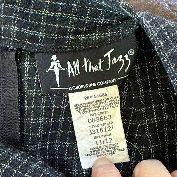 All that Jazz Black and White Grid Pencil Skirt - Picture 2 of 5